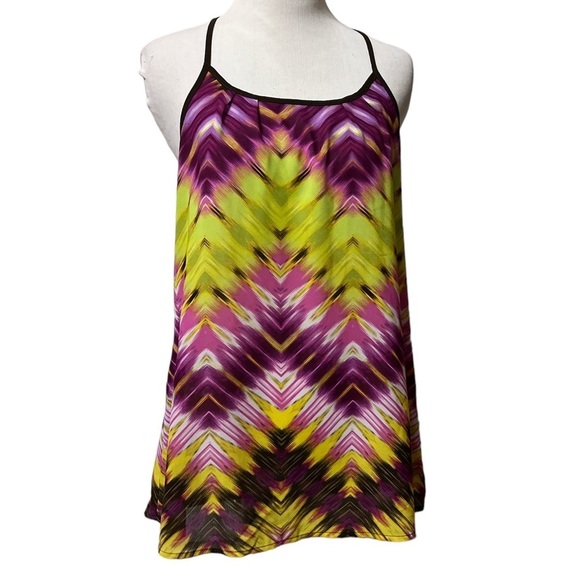 a.n.a. brand bright and bold colors top with amazing back - Picture 1 of 8